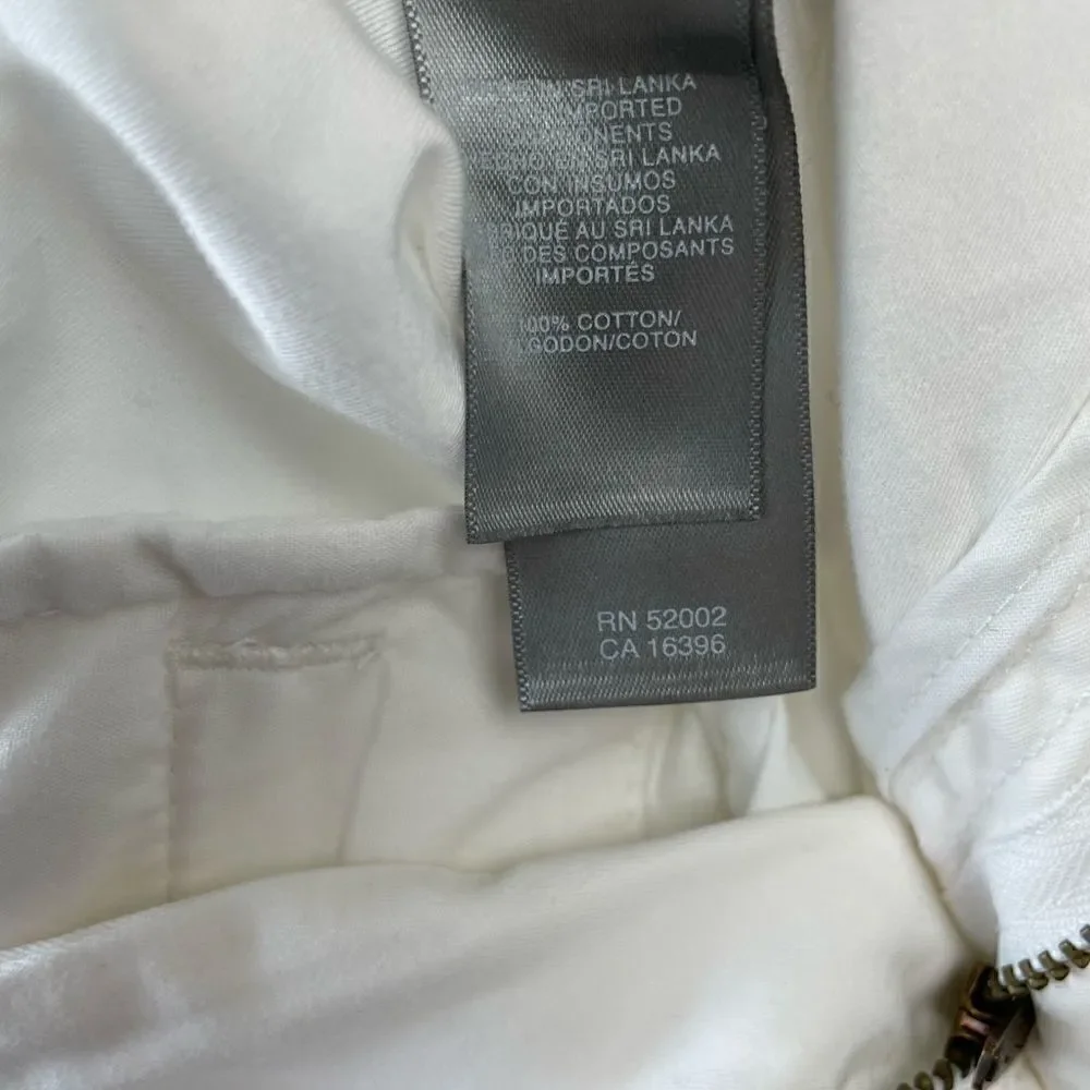 NWT Liz Claiborne White Sloan Pants Size 10 - Picture 10 of 10